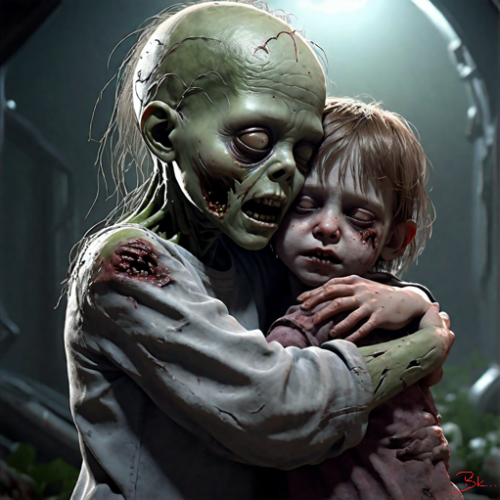 Child-Hugging-Zombie