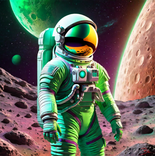 Green-Astronaut