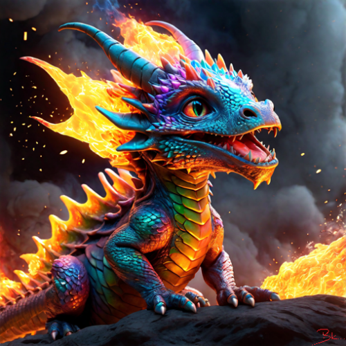 Multicoloured-Dragon