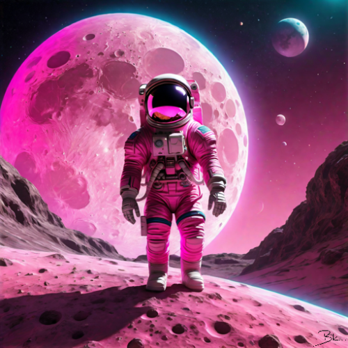 Pink-Astronaut-II