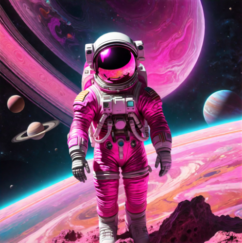 Pink-Astronaut-III